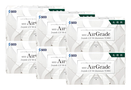 エアグレード 2ウィーク UV ダブルモイスチャー トーリック（×6箱）